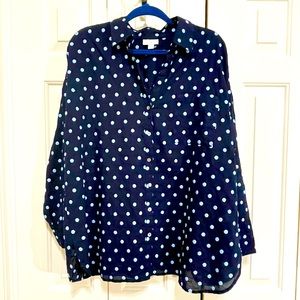 J J Jill Button down blouse